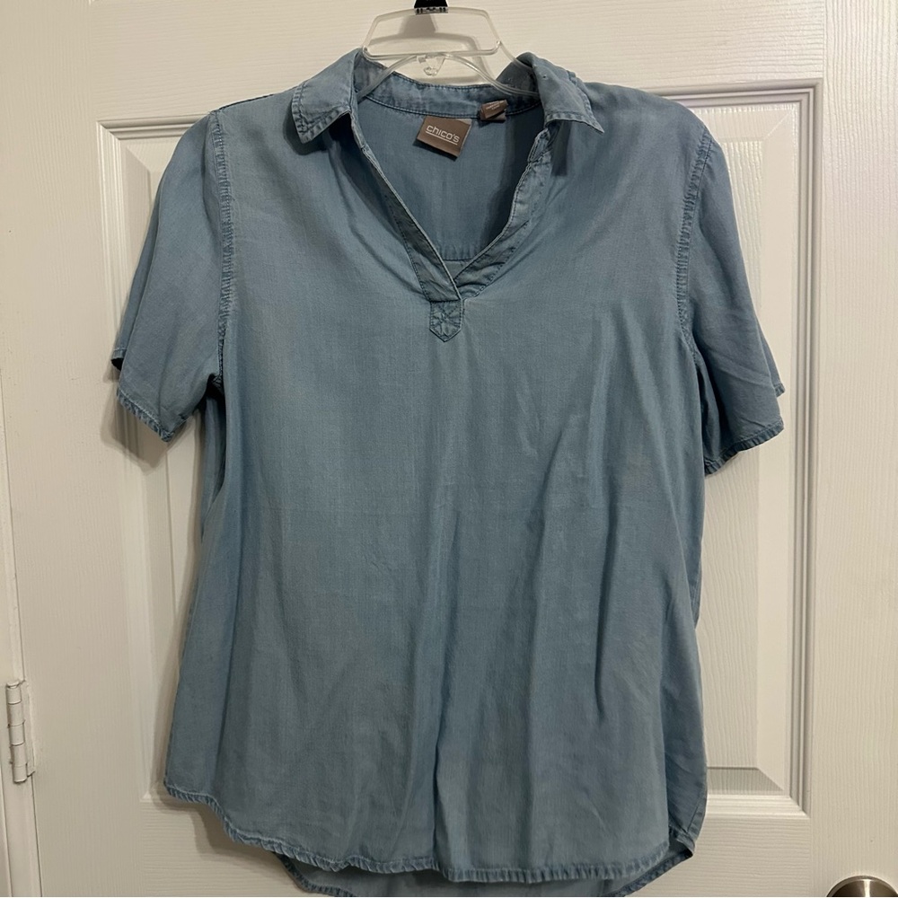 Chico's Denim Soft Shirt